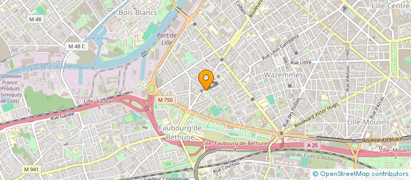 localisation de l'entreprise SCI POLKA à LILLE