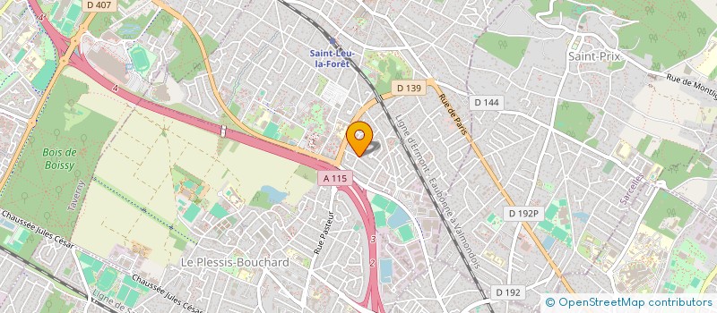 localisation de l'entreprise SCI POLKA  SAINT-LEU-LA-FORET