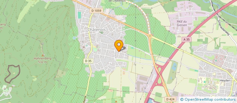 localisation de l'entreprise SCI POLKA ET LULU  CHATENOIS