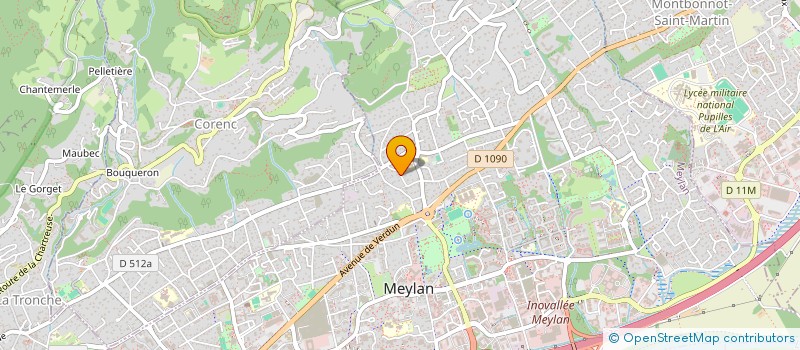localisation de l'entreprise SCI POLLARA  MEYLAN