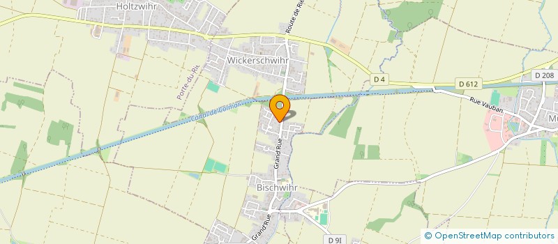 localisation de l'entreprise SCI POLLEN  BISCHWIHR