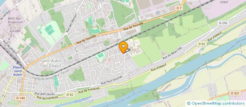 localisation de l'entreprise SCI POLLEN  SAINT-AUBIN-LES-ELBEUF