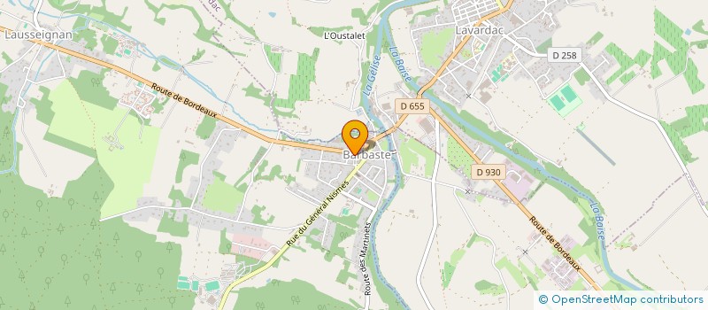 localisation de l'entreprise SCI POLLO&CO  THOUARS-SUR-GARONNE