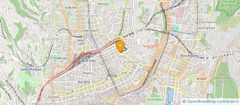 localisation de l'entreprise SCI POLLUX à NICE