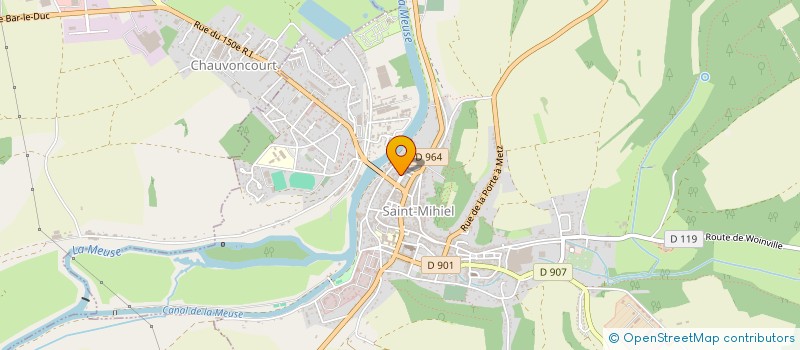 localisation de l'entreprise SCI POLMIHIEL à SAINT-MIHIEL