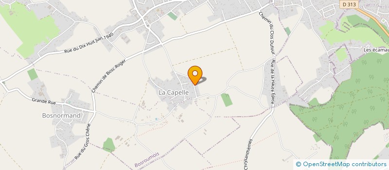 localisation de l'entreprise SCI POLO  BOSROUMOIS