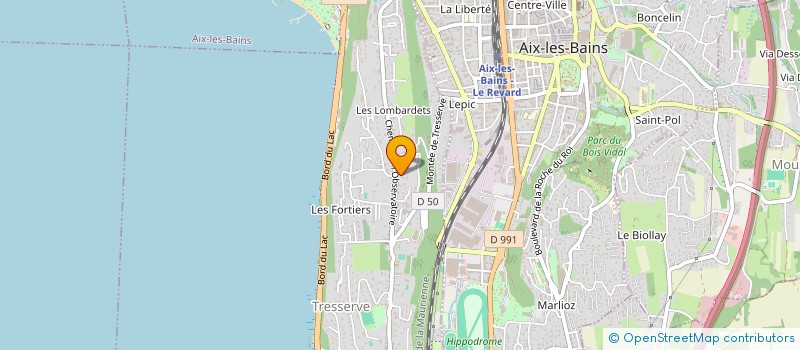 localisation de l'entreprise SCI POLO  TRESSERVE