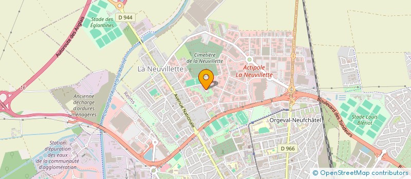 localisation de l'entreprise SCI POLO  REIMS