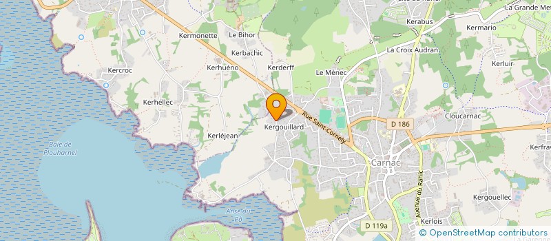 localisation de l'entreprise SCI POLOBAT  CARNAC