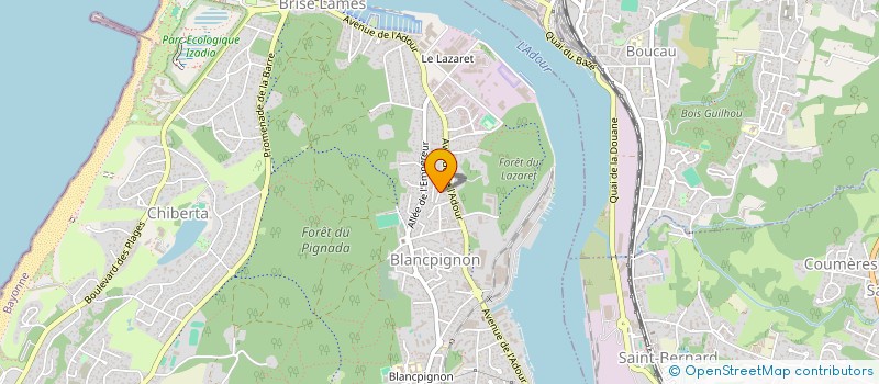 localisation de l'entreprise SCI POLSKA  ANGLET