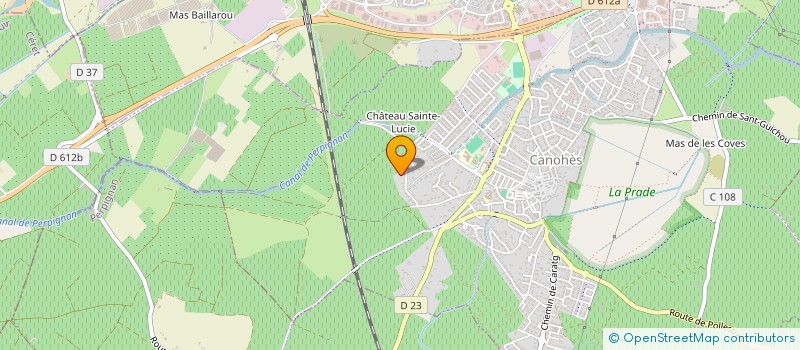 localisation de l'entreprise SCI POLT  CANOHES