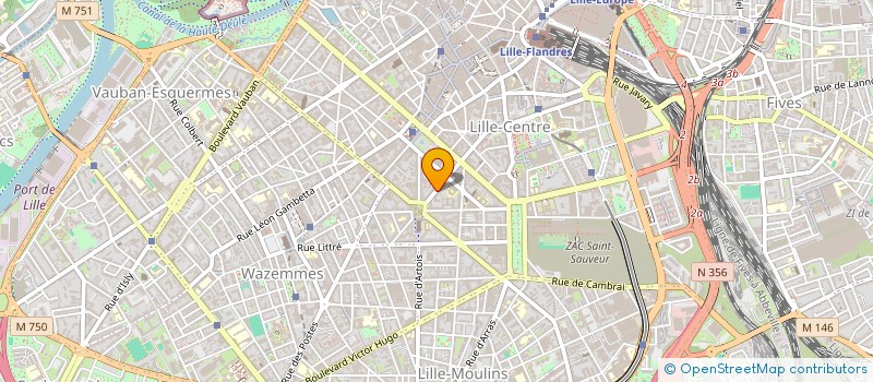 localisation de l'entreprise SCI POLUCAS à LILLE