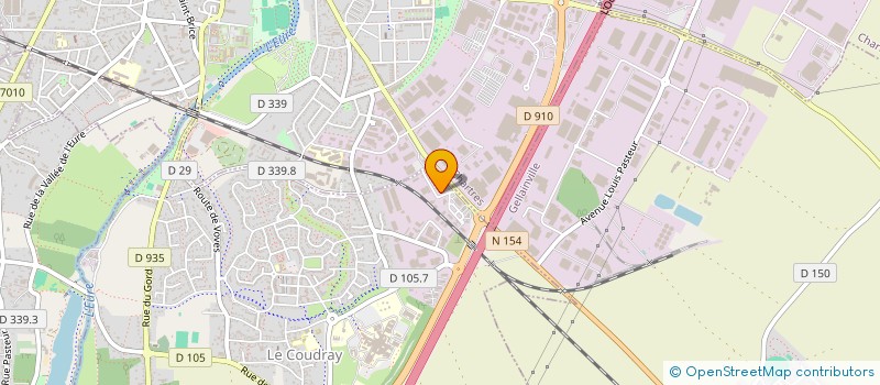 localisation de l'entreprise SCI POLUMA à LE COUDRAY