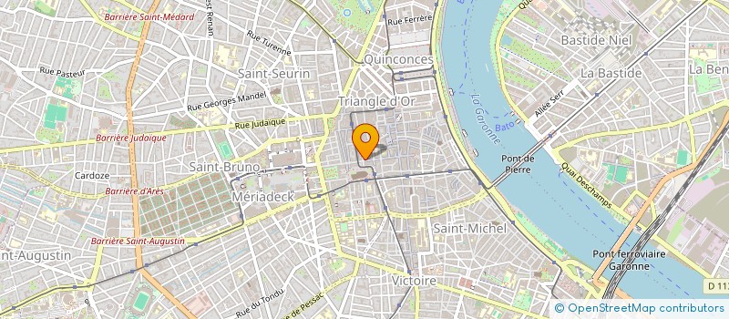 localisation de l'entreprise SCI POLUX CONIL  BORDEAUX