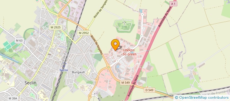 localisation de l'entreprise SCI POLWASH EN ABREGEE SCI POLWASH  SECLIN