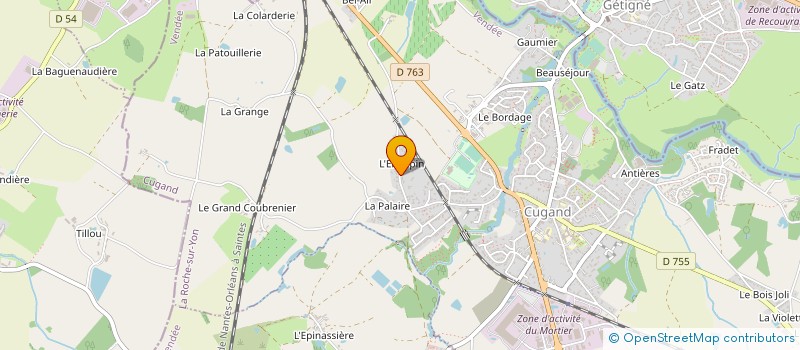 localisation de l'entreprise SCI POLY  CUGAND