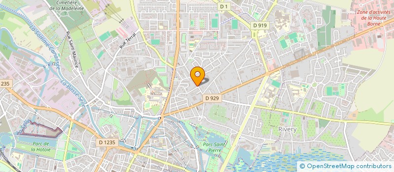 localisation de l'entreprise SCI POLY GROUPE à AMIENS
