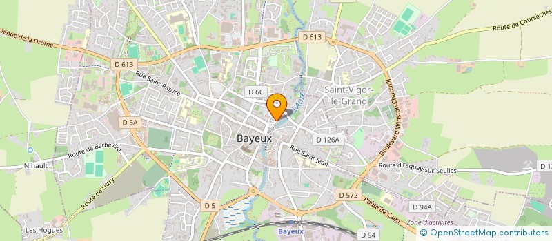 localisation de l'entreprise SCI POLY MEMORIAL  BAYEUX