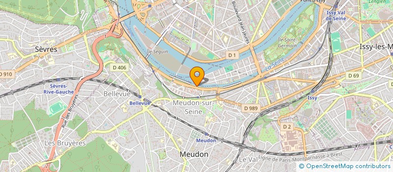 localisation de l'entreprise SCI POLYBETON à MEUDON