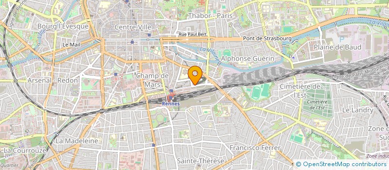 localisation de l'entreprise SCI POLYCARPE  RENNES