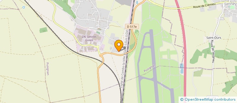 localisation de l'entreprise SCI POLYCAT  PUSIGNAN