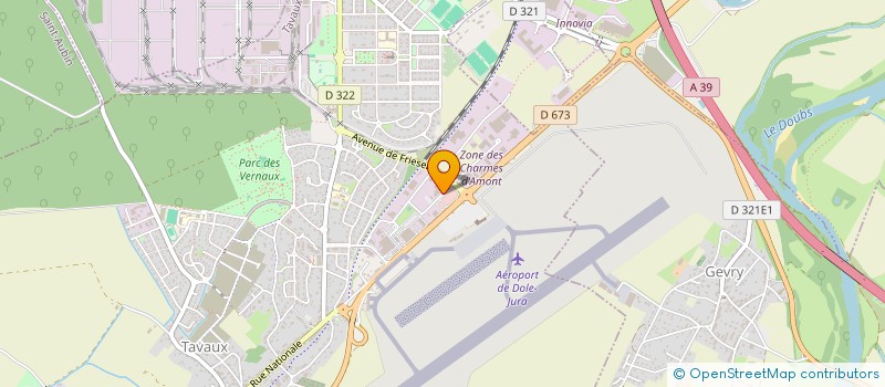 localisation de l'entreprise SCI POLYPEINT  TAVAUX