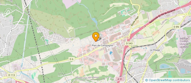 localisation de l'entreprise SCI POM à LES PENNES-MIRABEAU