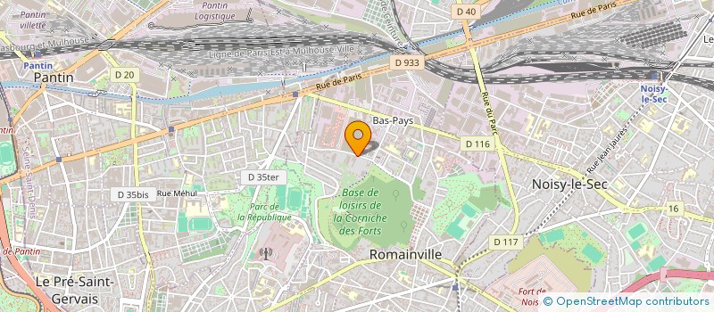 localisation de l'entreprise SCI POM  ROMAINVILLE