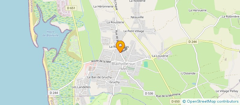 localisation de l'entreprise SCI POM 5  BLAINVILLE-SUR-MER