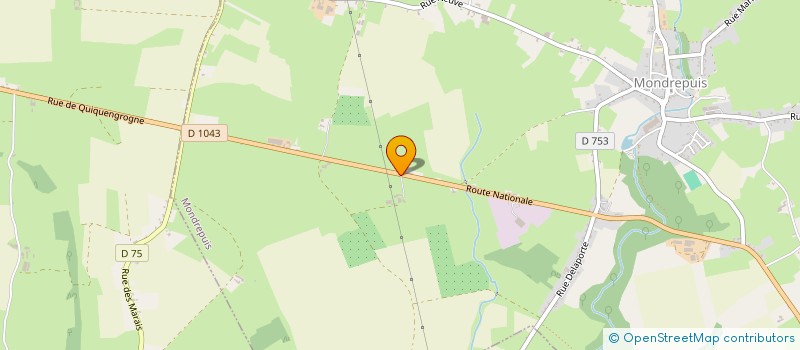 localisation de l'entreprise SCI POM & CO  MONDREPUIS