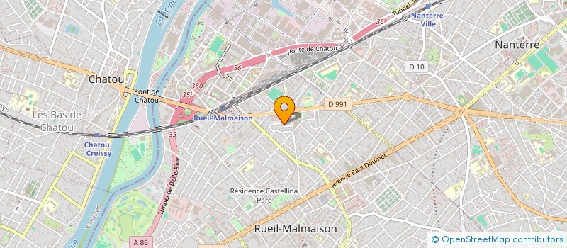 localisation de l'entreprise SCI POMA à RUEIL-MALMAISON