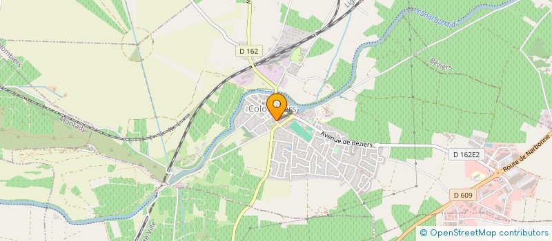 localisation de l'entreprise SCI POMACHANT à COLOMBIERS