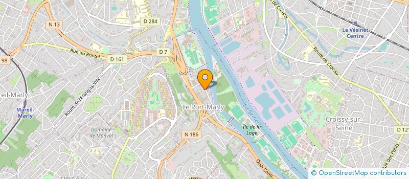 localisation de l'entreprise SCI POMALARGE  PORT-MARLY (LE)