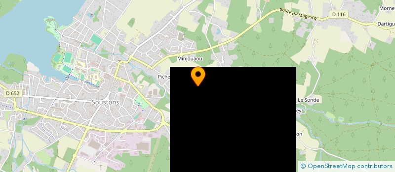 localisation de l'entreprise SCI POMALDO  SOUSTONS