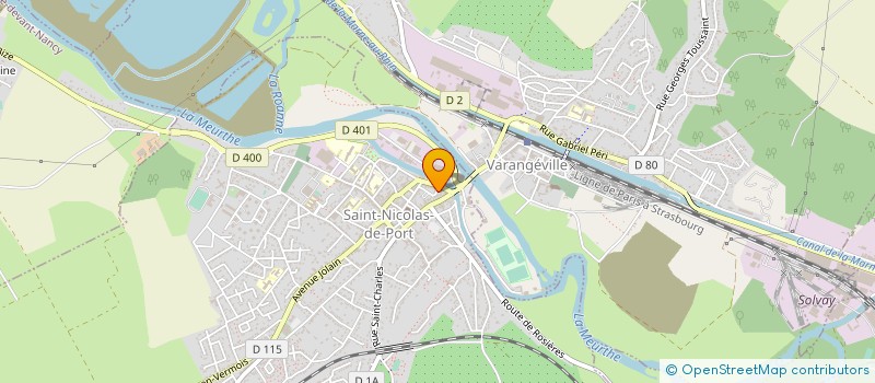 localisation de l'entreprise SCI POMAN  SAINT-NICOLAS-DE-PORT