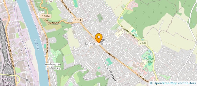 localisation de l'entreprise SCI POMAR  LE MESNIL-ESNARD