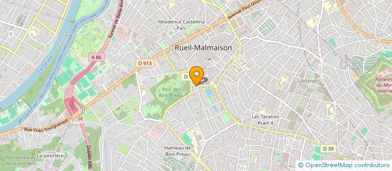 localisation de l'entreprise SCI POMARIA à RUEIL-MALMAISON