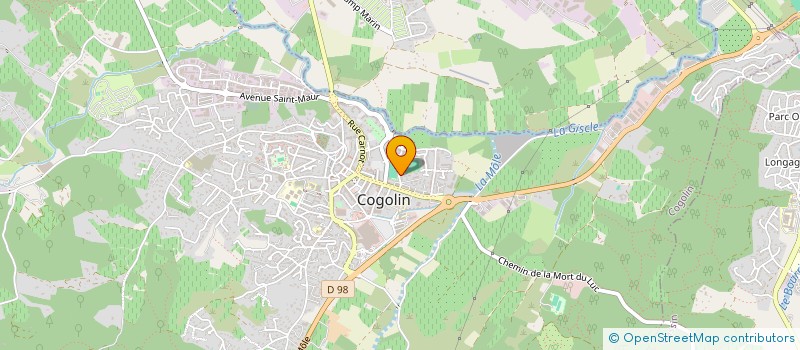 localisation de l'entreprise SCI POMARLO à COGOLIN