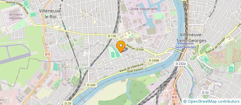 localisation de l'entreprise SCI POMBAL à ABLON-SUR-SEINE