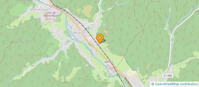 localisation de l'entreprise SCI POMBAL  MOOSCH