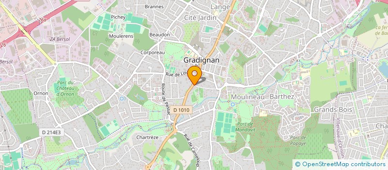 localisation de l'entreprise SCI POMEROL  GRADIGNAN