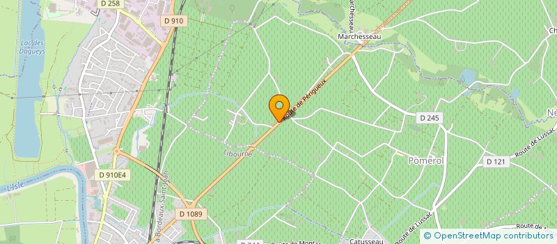 localisation de l'entreprise SCI POMEROL  POMEROL