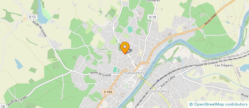 localisation de l'entreprise SCI POMIE à RABASTENS
