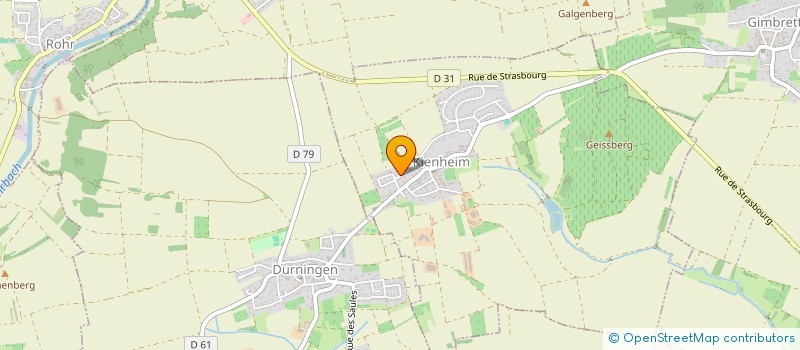 localisation de l'entreprise SCI POMKIE  KIENHEIM