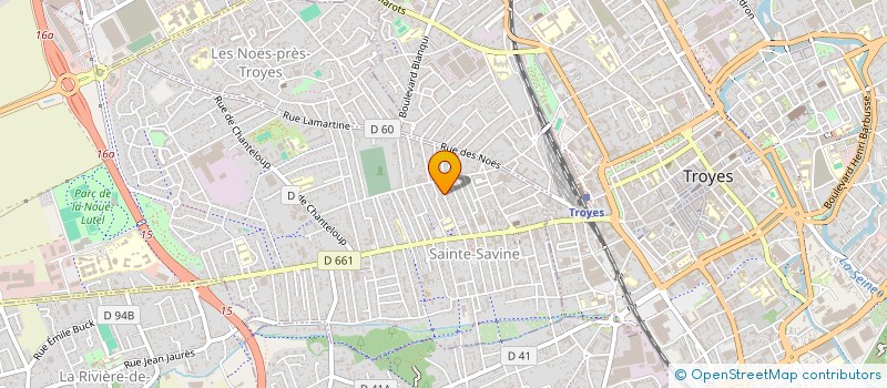 localisation de l'entreprise SCI POMM1  SAINTE-SAVINE