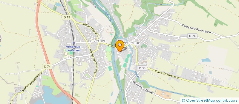 localisation de l'entreprise SCI POMMAGLIANO à VENERQUE