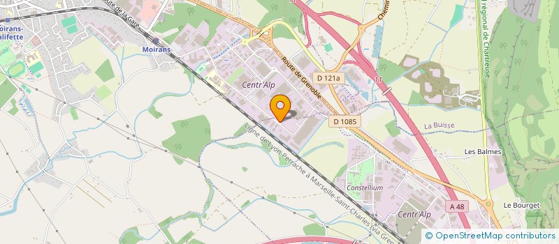 localisation de l'entreprise SCI POMMARIN  VOREPPE