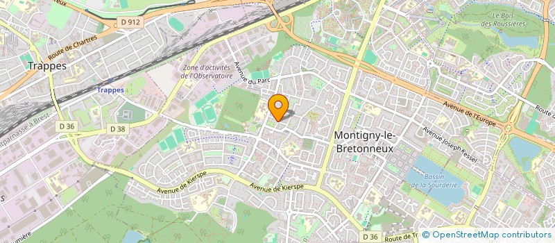 localisation de l'entreprise SCI POMMAZIERE  MONTIGNY-LE-BRETONNEUX