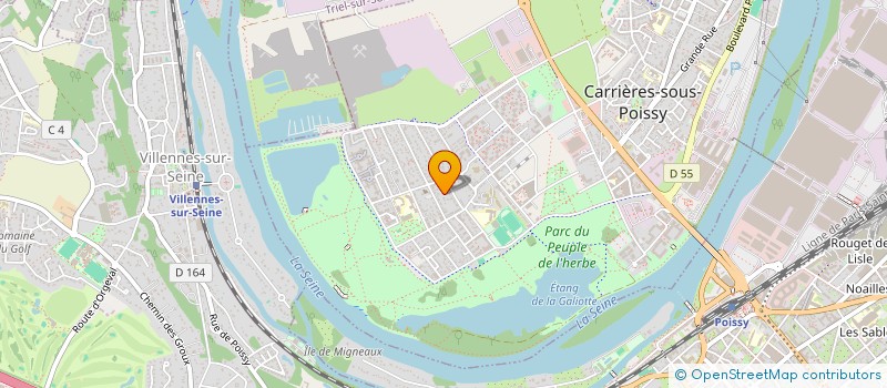 localisation de l'entreprise SCI POMME  CARRIERES-SOUS-POISSY