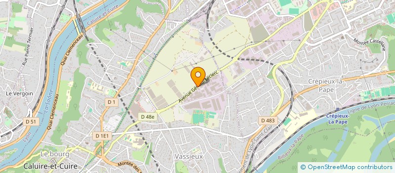 localisation de l'entreprise SCI POMME CANNELLE  CALUIRE-ET-CUIRE